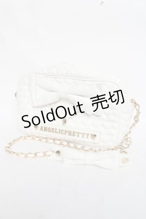 画像: Angelic Pretty / Heartキルティングショルダーバッグ  白 Y-25-11-26-015-AP-BG-SZ-ZY