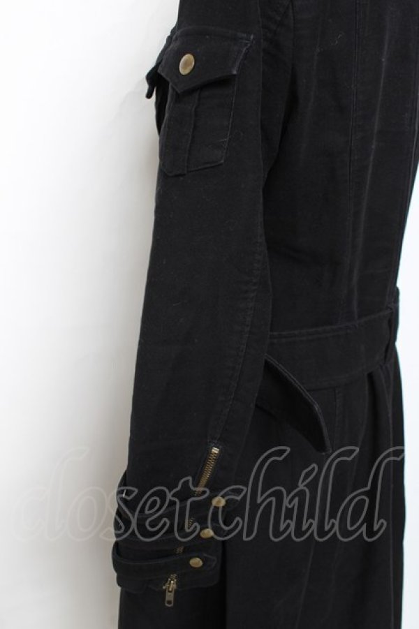 画像3: BPN / 襟ファーデザインロングコート  黒 Y-25-11-26-116-GO-CO-SZ-ZY (3)