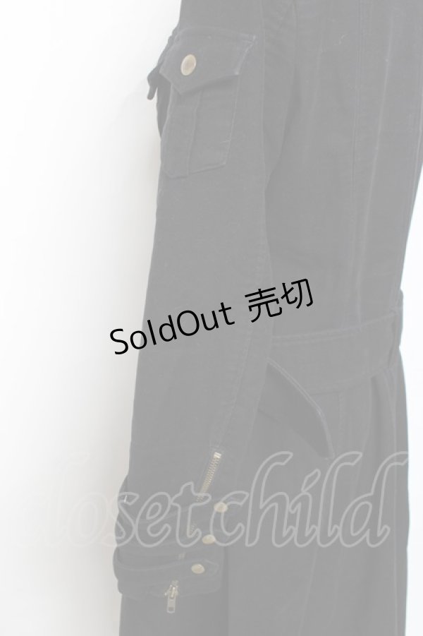 画像3: BPN / 襟ファーデザインロングコート  黒 Y-25-11-26-116-GO-CO-SZ-ZTC033 (3)