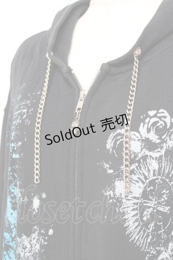 画像3: SEX POT ReVeNGe / グラフィックptZIPパーカー F 黒 Y-25-11-26-119-SP-TO-SZ-ZY (3)