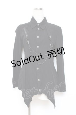 画像: ALGONQUINS / イレヘムブラウス F 黒 Y-25-11-26-125-AL-BL-SZ-ZY