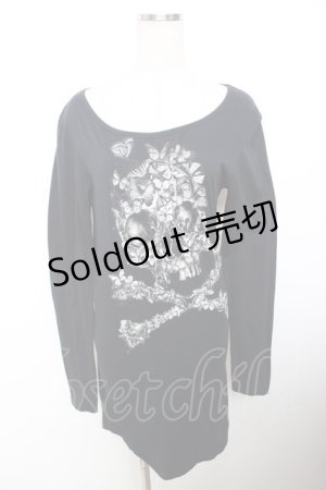 画像: CIVARIZE / "Funeral"Skull Print 2P Cut and sewn 44 黒 Y-25-11-26-131-GO-BL-SZ-ZY