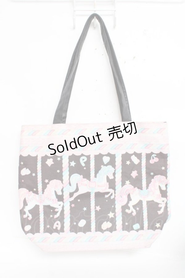 画像1: Angelic Pretty / Sugary Carnivalトートバッグ   Y-25-11-26-016-AP-BG-SZ-ZY (1)