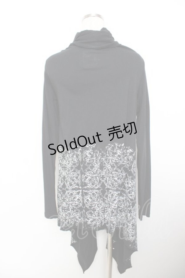 画像2: CIVARIZE / DEAL DESIGN コラボプリントトッパー 44 ブラック Y-25-11-26-132-GO-TO-SZ-ZY (2)