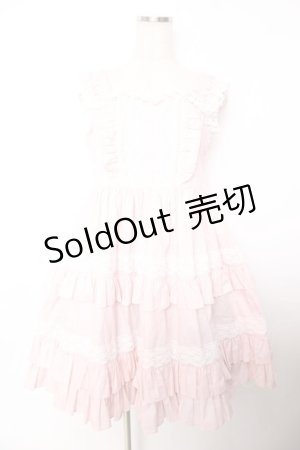 画像: MAM MAXICIMAM / リリックローズラシーヌジャンパースカート  ピンク Y-25-11-26-142-LO-OP-SZ-ZY