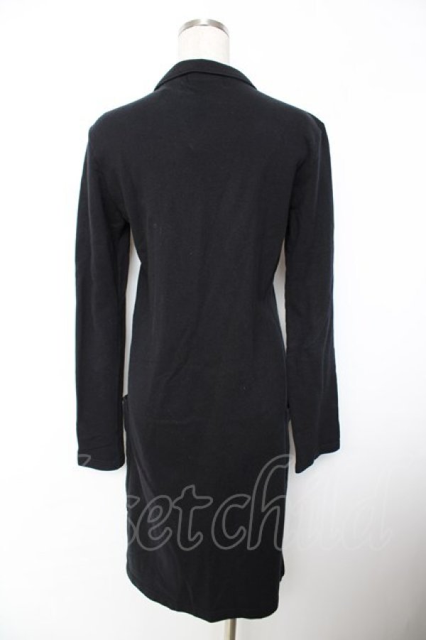 画像2: BPN FOR MEN / ロングスウェットジャケット  黒 Y-25-11-26-149-GO-JA-SZ-ZY (2)