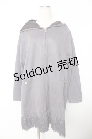 画像: axes femme / フード付コーディガン  ラベンダー Y-25-11-26-157-AX-TO-SZ-ZY