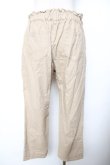 画像2: axes femme / 綿麻クロップドパンツ L ベージュ Y-25-11-26-159-AX-PA-SZ-ZI (2)