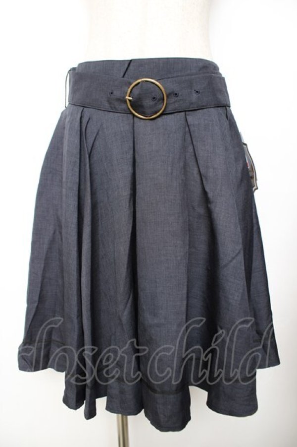 画像1: Kurumi Collaboration / マリンアカデミアスカート  紺 Y-25-11-26-163-LO-SK-SZ-ZY (1)