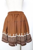 画像2: Ank Rouge / ホイップチョコレートスカート M ブラウン Y-25-11-26-165-CA-SK-SZ-ZY (2)