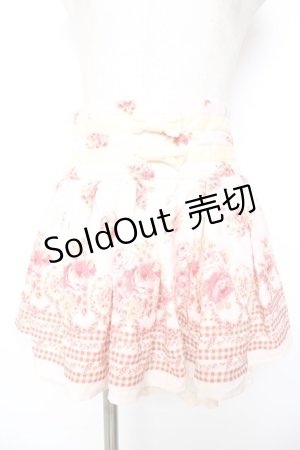 画像: LIZ LISA / ギンガム×花柄プリントパンツ 0 ピンク Y-25-11-26-167-LO-PA-SZ-ZY