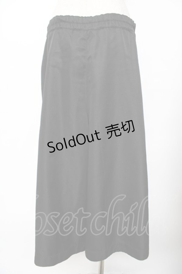 画像2: ALGONQUINS / 裾ZIPワイドパンツ F 黒 Y-25-11-26-186-AL-PA-SZ-ZY (2)