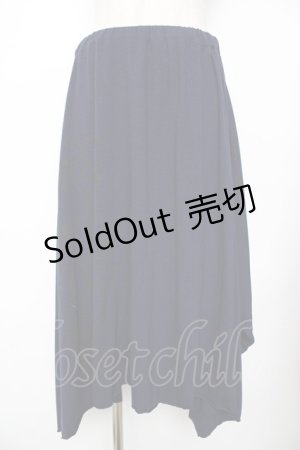 画像: ALGONQUINS / プリント入りサルエルパンツ F 紺 Y-25-11-26-190-AL-PA-SZ-ZY