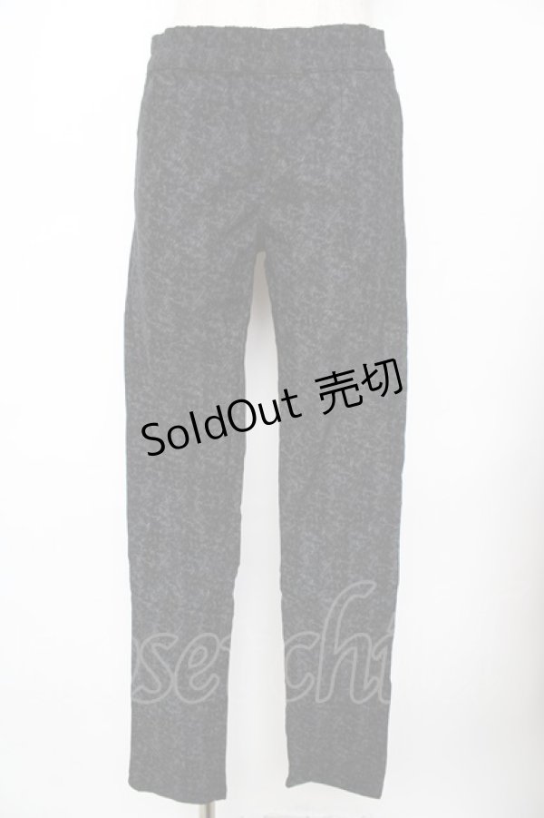 画像1: ALGONQUINS / タイダイスキニーパンツ 2 黒 Y-25-11-26-191-AL-PA-SZ-ZY (1)