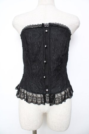 画像: Moi-meme-Moitie / オーバーチュールコルセット 2 ブラック Y-25-11-26-199-MO-TO-SZ-ZY