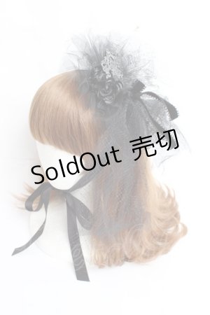 画像: Moi-meme-Moitie / メタルエンブレムヘッドドレス  ブラック Y-25-11-26-025-MO-AC-SZ-ZY