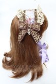 画像3: BABY, THE STARS SHINE BRIGHT / Schwan〜ルートヴィヒの憧れと空想のAria〜柄ヘッドドレス  パープル Y-25-11-30-041-BA-AC-SZ-ZY (3)