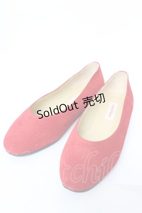 画像1: WONDERFUL WORLD / スウェード調パンプス M 赤 Y-25-11-30-043-LO-SH-SZ-ZY (1)