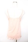 画像2: axes femme / サテンbigリボンキャミソール M 淡ピンク Y-25-11-30-048-AX-TO-SZ-ZY (2)