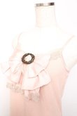 画像3: axes femme / サテンbigリボンキャミソール M 淡ピンク Y-25-11-30-048-AX-TO-SZ-ZY (3)