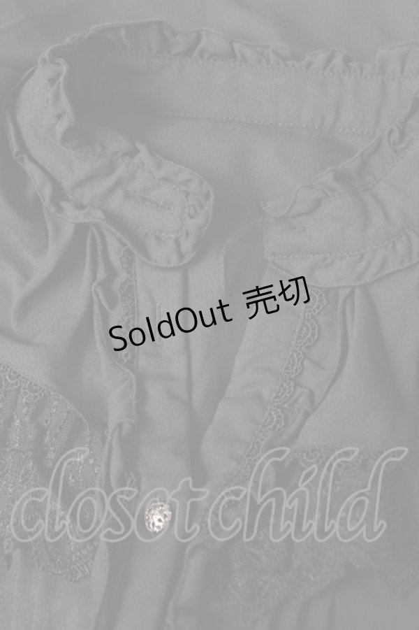 画像3: axes femme Kawaii / バラレースフリブラウスル M 黒 Y-25-11-30-061-AX-BL-SZ-ZY (3)