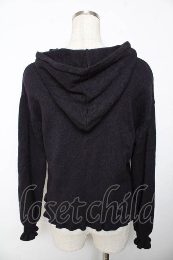 画像2: axes femme / フーディーニットプル  紺 Y-25-11-30-073-AX-TO-SZ-ZY (2)