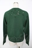 画像2: powder / バラモチーフカーディガン F グリーン Y-25-11-30-095-LO-TO-SZ-ZY (2)