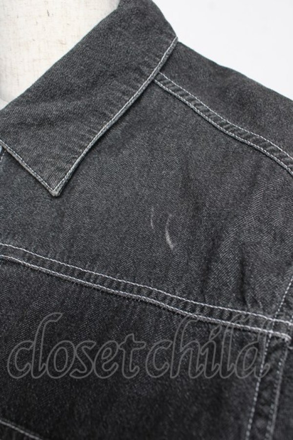 画像3: powder / ソフトデニムジャケット F 黒 Y-25-11-30-105-LO-JA-SZ-ZY (3)