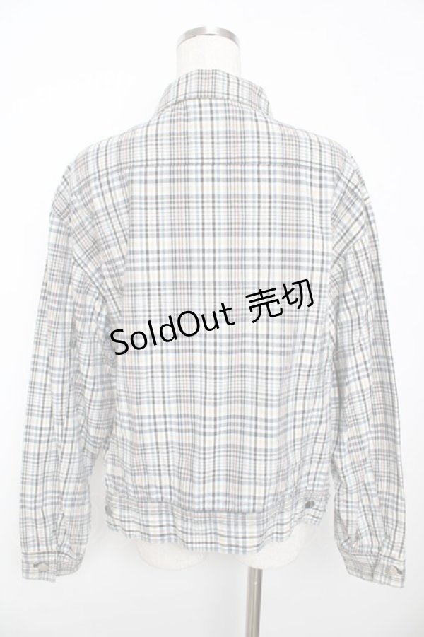 画像2: powder / チェック柄ジャケット F 黒ベース Y-25-11-30-108-LO-JA-SZ-ZY (2)