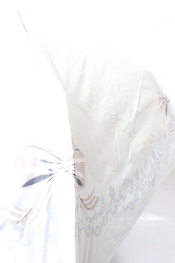 画像2: m petit by misako / 晴雨兼用傘（折りたたみ傘）  オフ白 Y-25-11-30-018-LO-ZA-SZ-ZY (2)