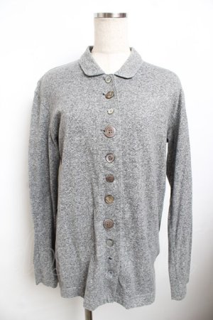 画像: powder / マルチボタンカーディガン F グレー Y-25-11-30-124-LO-TO-SZ-ZY