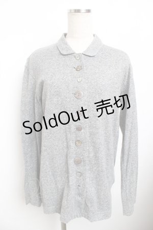 画像: powder / マルチボタンカーディガン F グレー Y-25-11-30-124-LO-TO-SZ-ZY