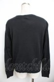 画像2: powder / ラウンドネックカーディガン F 黒 Y-25-11-30-125-LO-TO-SZ-ZS (2)