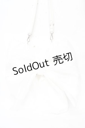 画像: Alice Mashiro / 眞白ありす/リボンマルチWAYバッグ  白 Y-25-11-30-020-LO-BG-SZ-ZY