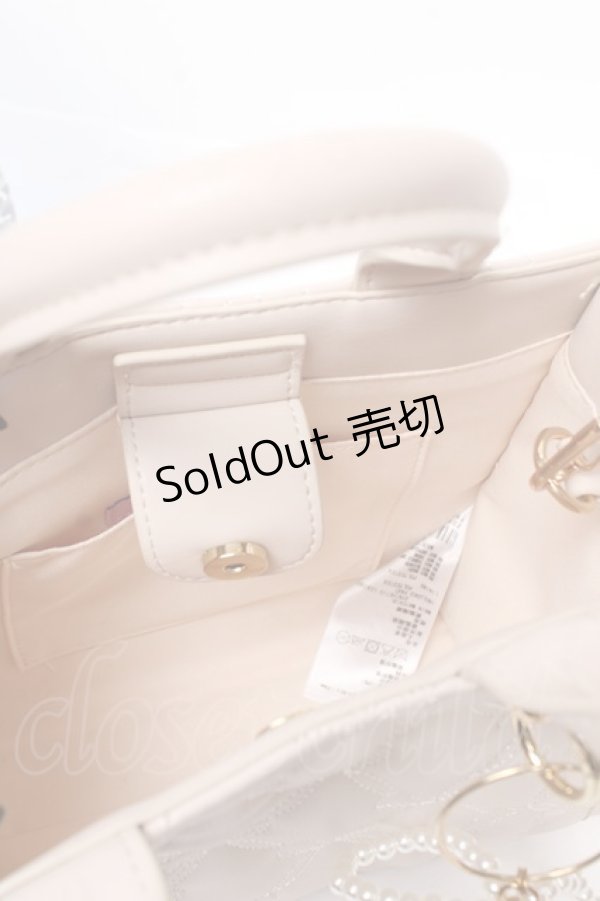 画像3: Maison de FLEUR / EC限定 リボンキルティング2wayバッグ F ライトピンク Y-25-11-30-021-LO-BG-SZ-ZY (3)