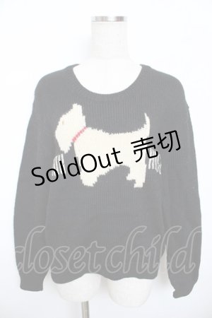 画像: PINK HOUSE / テリアセーター F 黒 Y-25-11-30-151-LO-TO-SZ-ZY