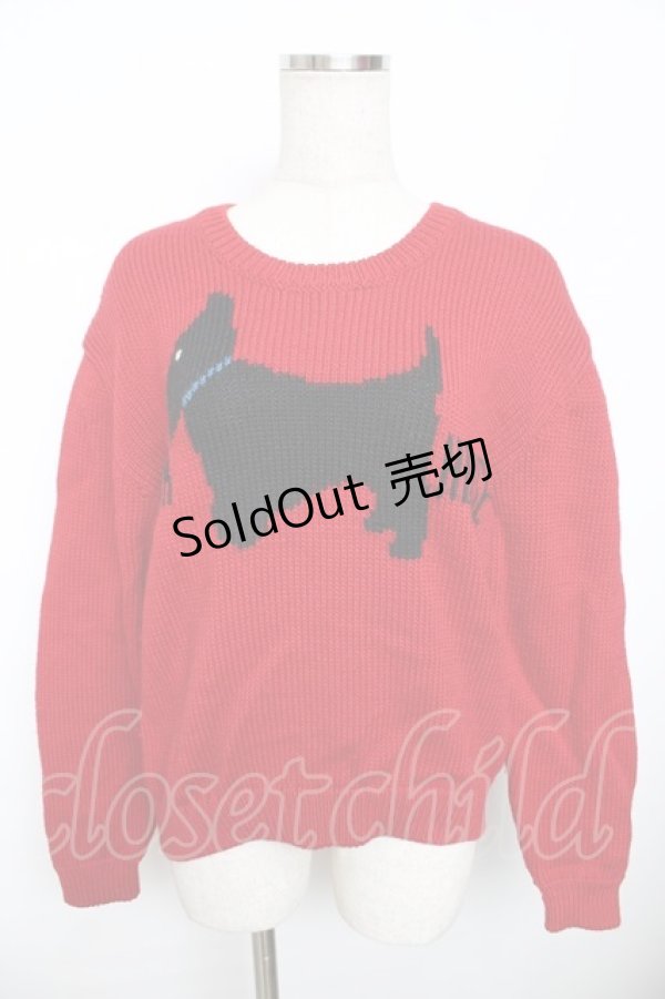 画像1: PINK HOUSE / テリアセーター F 赤 Y-25-11-30-152-LO-TO-SZ-ZY (1)