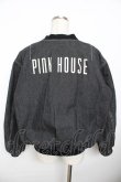 画像2: PINK HOUSE / リボンモチーフ付きブルゾン F 黒 Y-25-11-30-154-LO-JA-SZ-ZY (2)