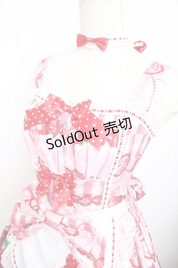 画像3: Dream Lolita / Strawberry Cream ジャンパースカート  ピンク Y-25-11-30-158-LO-OP-SZ-ZY (3)