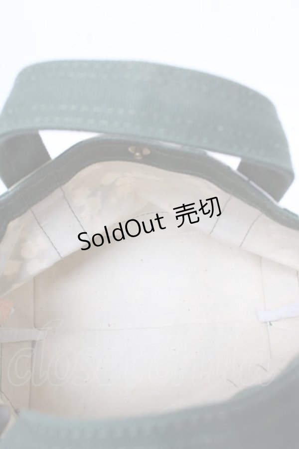 画像3: PINK HOUSE / 鈴蘭柄ミニトートバッグ  グリーン Y-25-11-30-022-LO-BG-SZ-ZY (3)