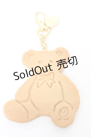 画像: Q-pot. / テディベア焼きたてクッキーバッグチャーム  プレーン Y-25-11-30-003-QP-ZA-SZ-ZY