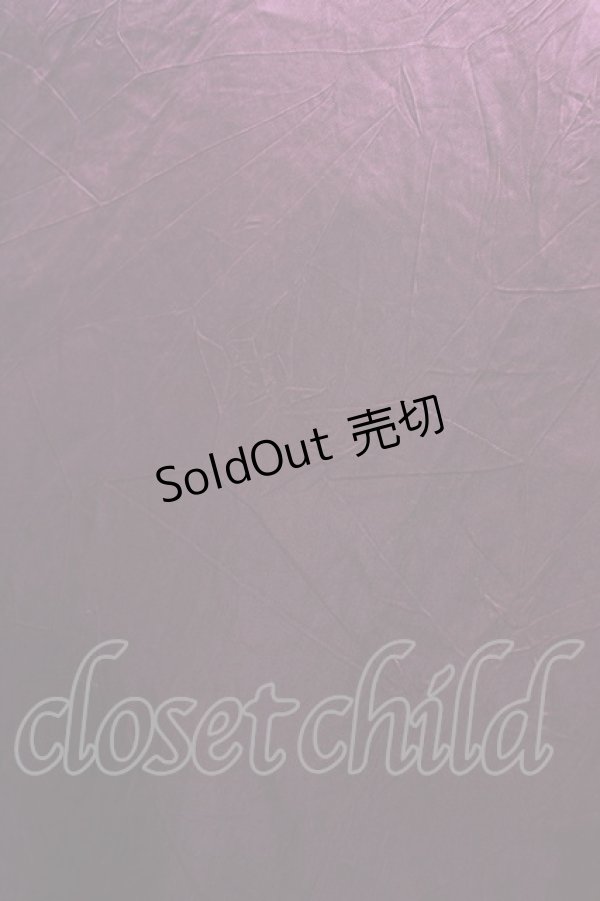 画像3: powder / フロント刺繍サテンワンピース F ワイン Y-25-11-30-171-LO-OP-SZ-ZY (3)