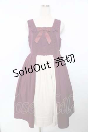 画像: axes femme kawaii / エレガントドールジャンスカ M ワイン Y-25-11-30-178-AX-OP-SZ-ZY