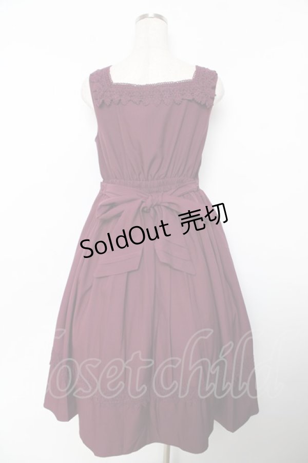 画像2: axes femme Kawaii / エレガントドールジャンスカ M ワイン Y-25-11-30-178-AX-OP-SZ-ZY (2)