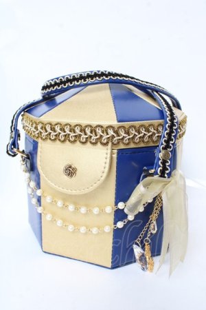 画像: ALICE and the PIRATES / A＆PテントBAG  紺×ゴールド Y-25-11-30-025-PA-BG-SZ-ZY