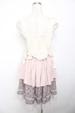 画像2: axes femme kawaii / エプロン風ジャンパースカート M 淡ピンク Y-25-11-30-187-AX-OP-SZ-ZY (2)