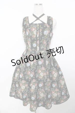 画像: axes femme / アンティーク風ゴブランジャンスカ F 黒 Y-25-11-30-189-AX-OP-SZ-ZY