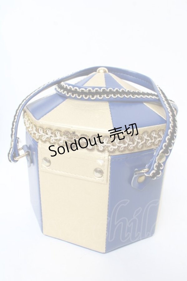 画像2: ALICE and the PIRATES / A＆PテントBAG  紺×ゴールド Y-25-11-30-025-PA-BG-SZ-ZY (2)