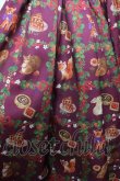 画像4: axes femme kawaii / 森のケーキ屋さん柄ワンピース M ワイン Y-25-11-30-191-AX-OP-SZ-ZY (4)