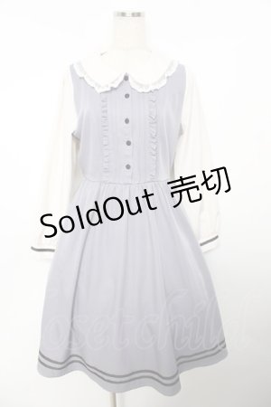 画像: axes femme POETIQUE / 丸襟付きガーリーワンピース M ラベンダー Y-25-11-30-195-AX-OP-SZ-ZY